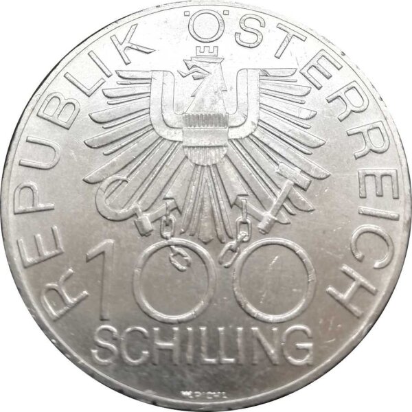 Österreich 100 Schilling 1979 200 Jahre Innviertel bei Österreich S