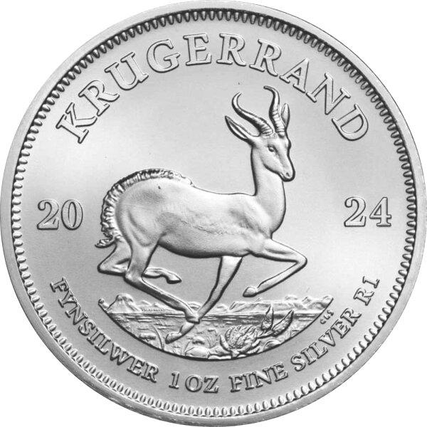 Südafrika Krügerrand 2024 1 oz Silber 38 95