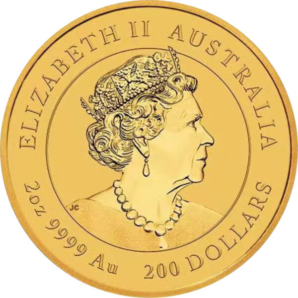 Australien Lunar III 2023 Jahr Des Hasen 2 Oz Gold 4 960 07