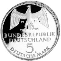 Deutschland 5 DM 1971 Reichsgründung 1871 - PP, 16,30