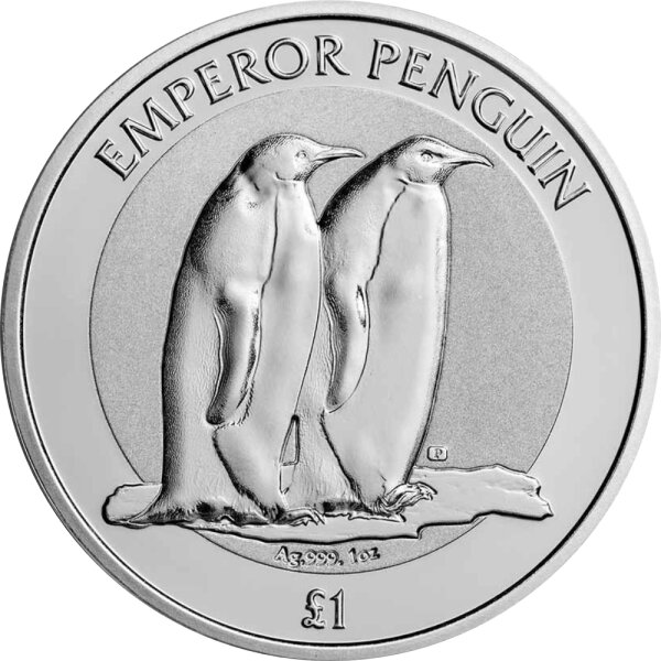 British Antarctic Territory Königspinguin 2023 1 oz Silber, 41,59 €