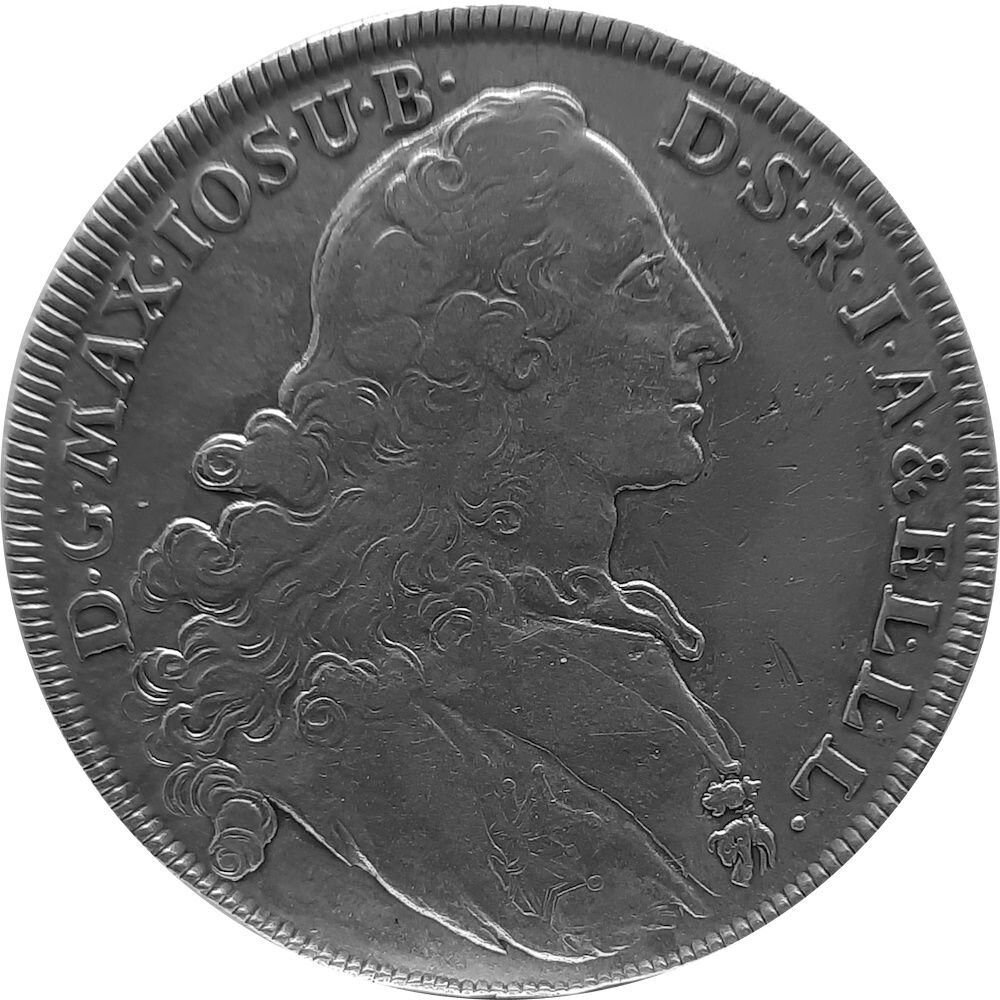 Bayern 1 Konventionstaler 1768 Kurfürst Maximilian III. Joseph 1745