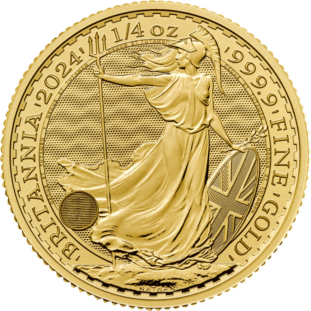 UK Britannia 2024 1/4 oz Gold, 560,91