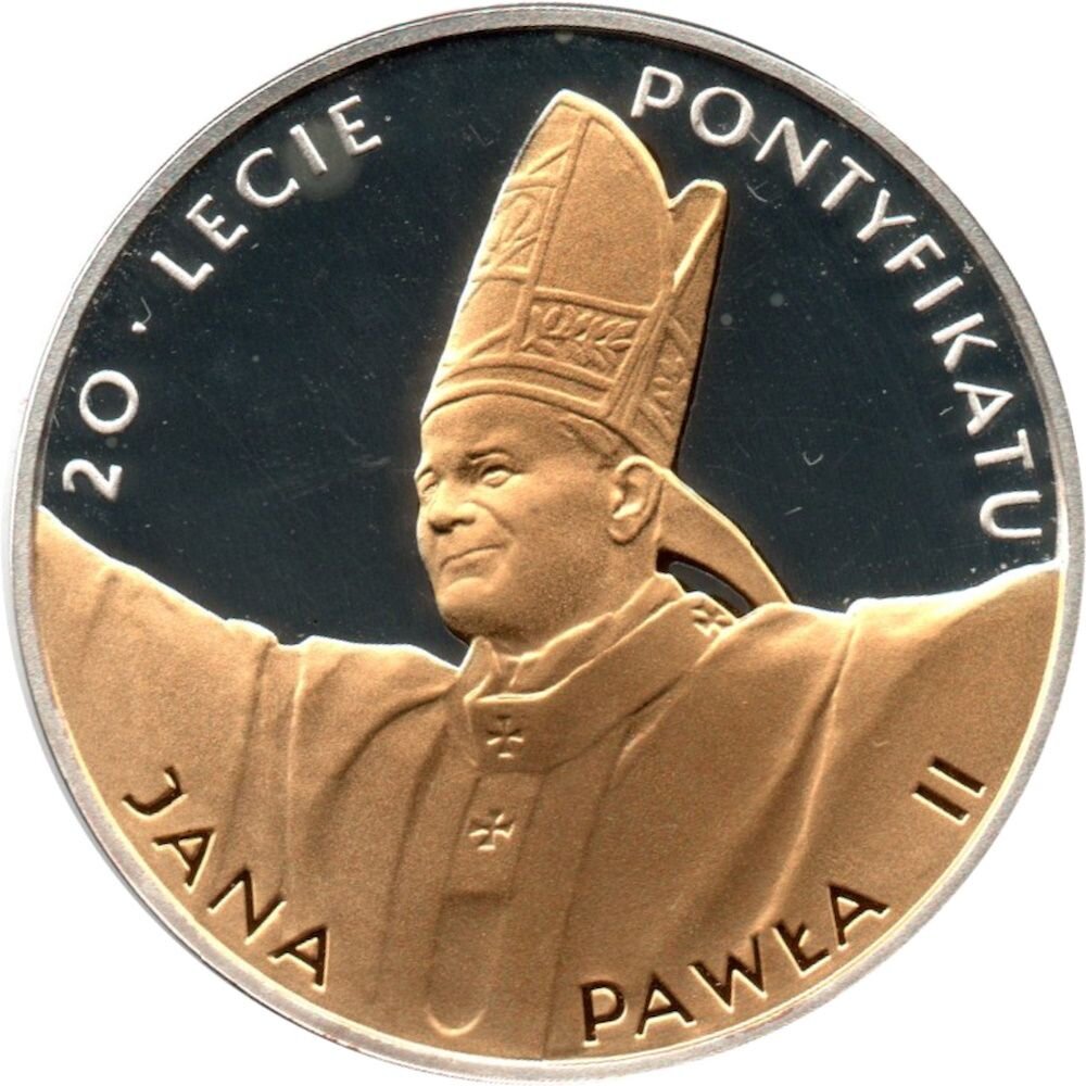 Polen 10 Zloty 1998 20 Jahre Pontifikat Papst Johannes Paul II S 52 60