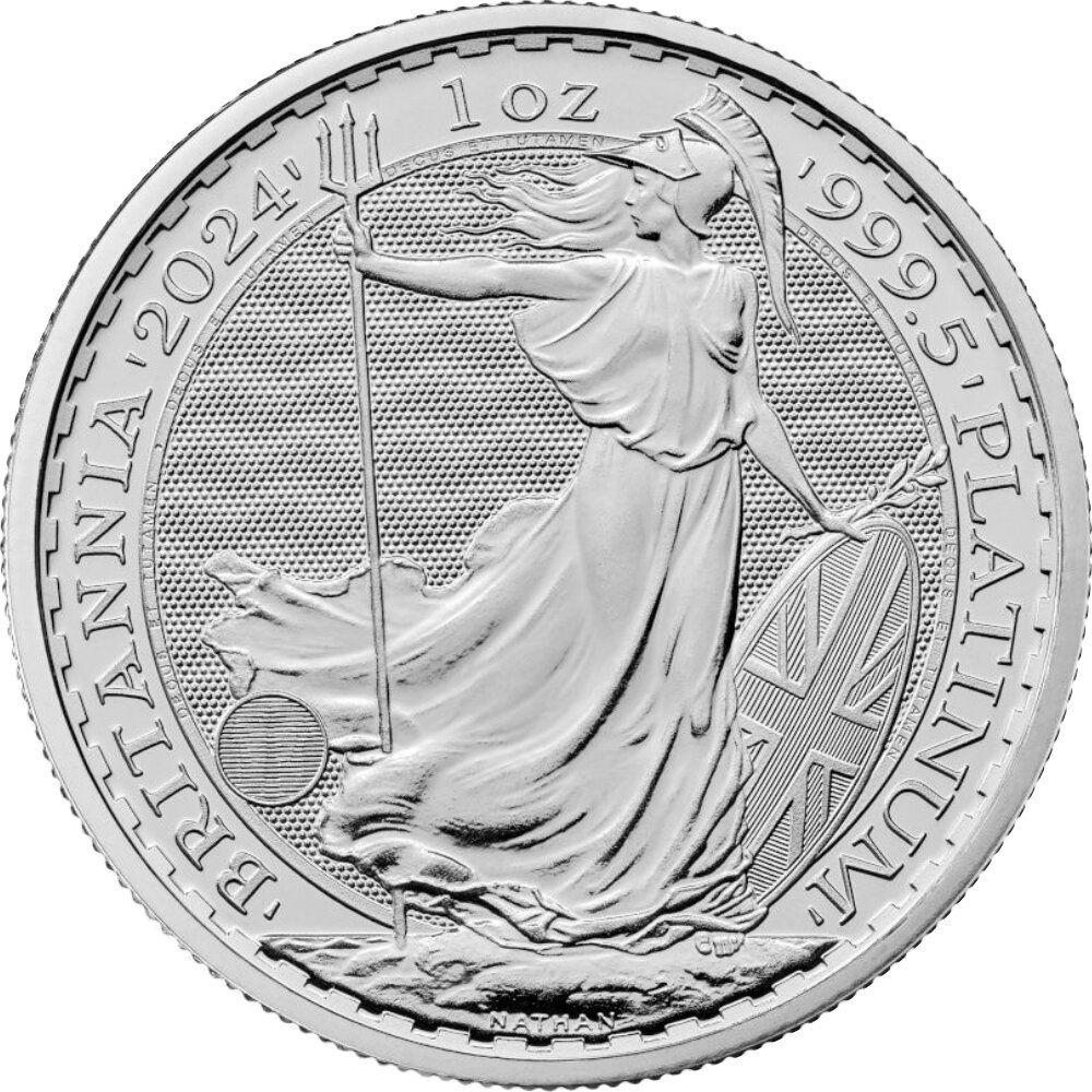 UK Britannia 2024 1 Oz Platin, 1.096,98