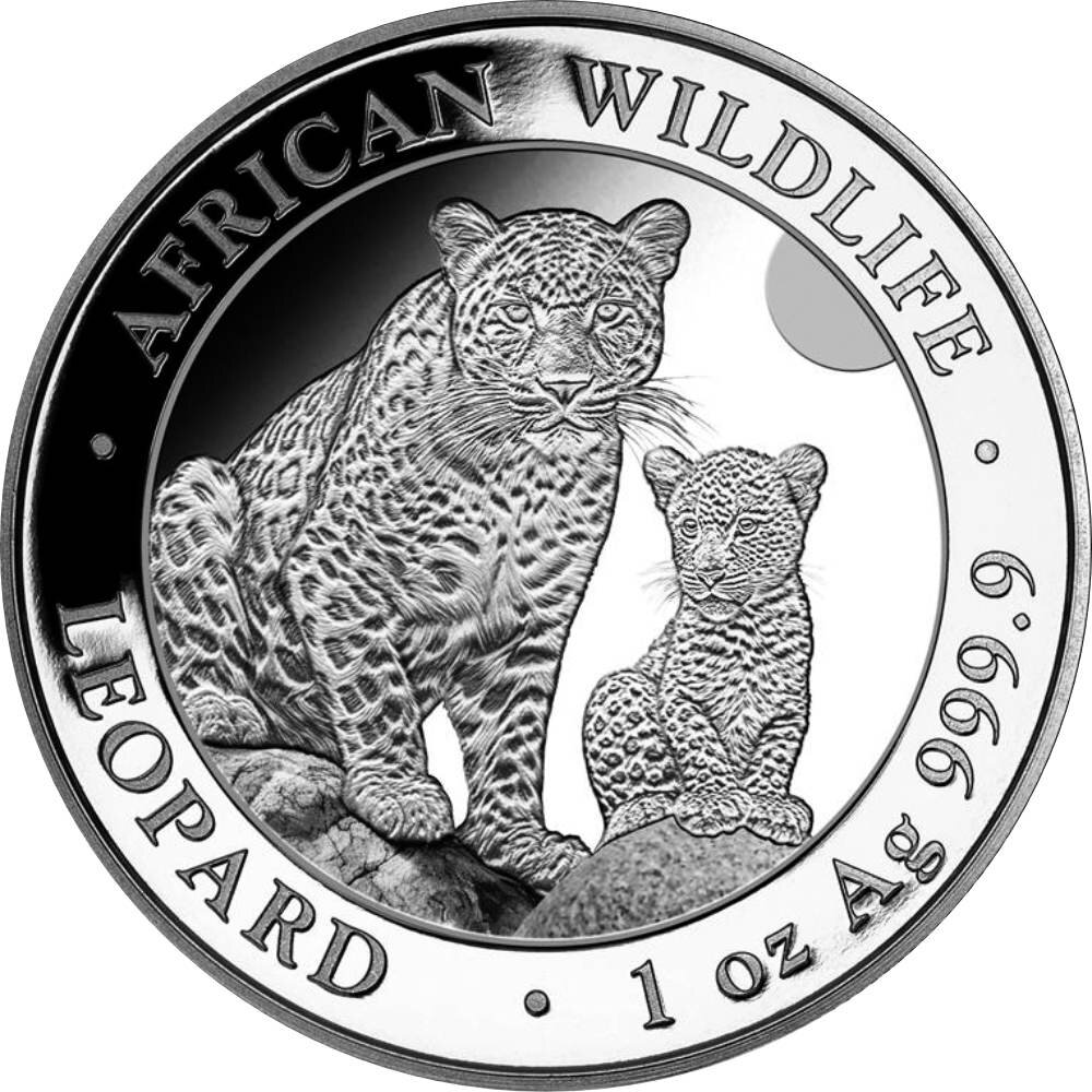 Somalia Leopard 2024 1 Oz Silber 