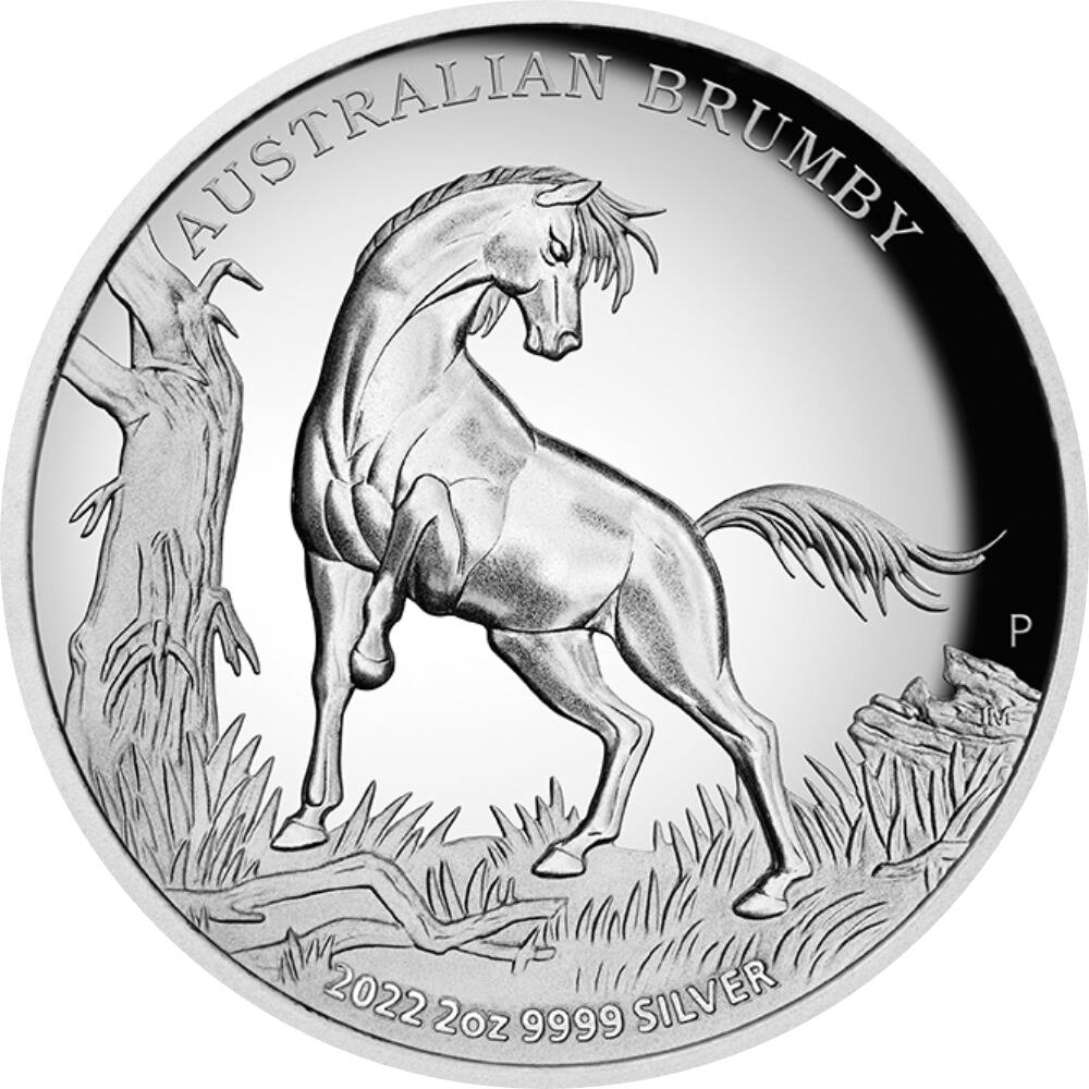 Australien Next Generation 2022 Dingo 2 oz Silber Piedfort, 57,70 €